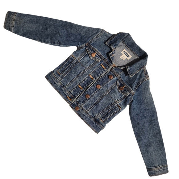 KIDS SIZE XS(5) OLD NAVY DENIM JACKET - Picture 2 of 4